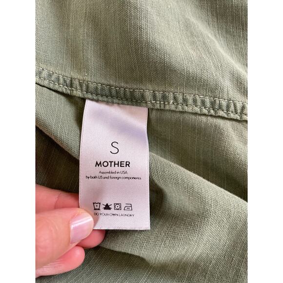 MOTHER Green Button Down Shirt - Picture 4 of 9